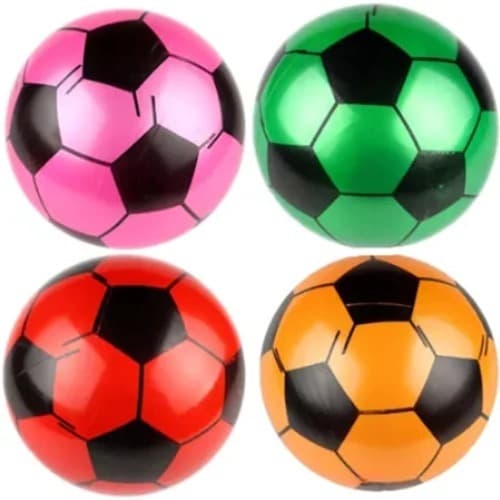 Bola de Futebol de Vinil 22cm Cores Vibrantes - Resistente Premium