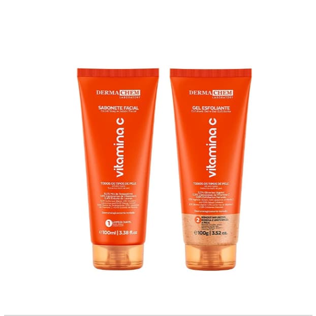 Kit Sabonete e Esfoliante Vitamina C Anti-Idade 100g