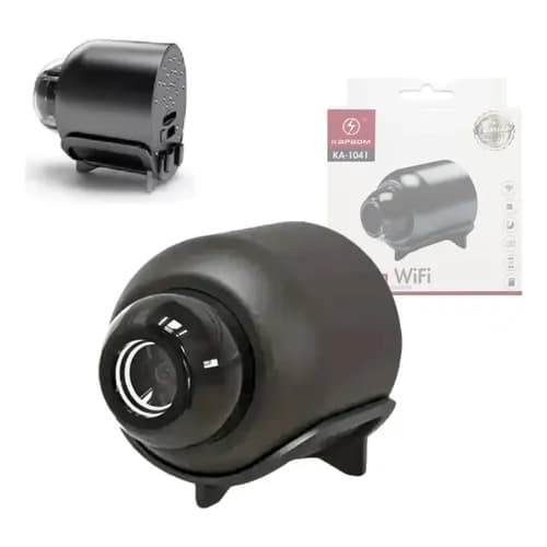 Mini Câmera Espiã Wi-Fi KA-1041 HD Sensor de Movimento Compacta