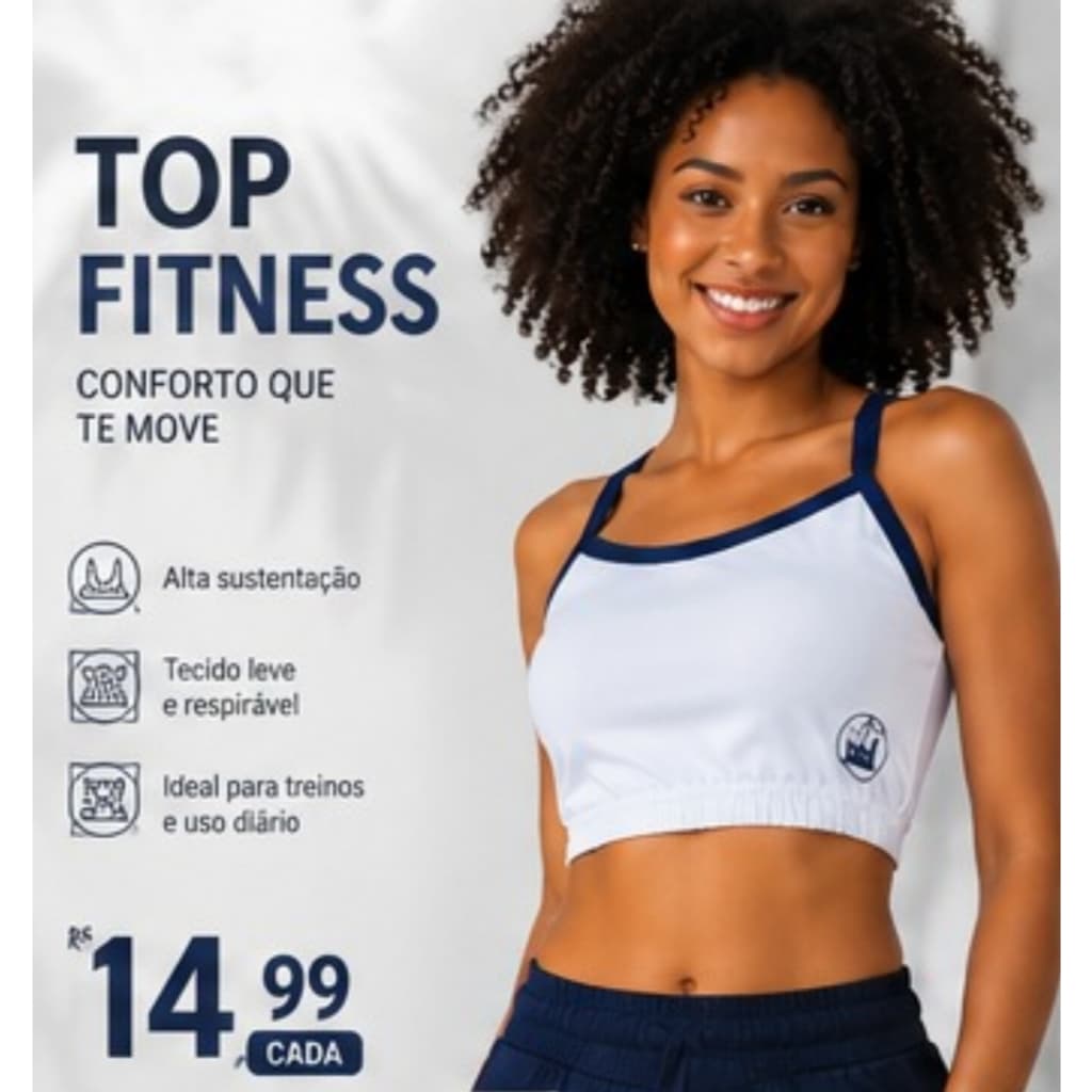 Kit 3 cropped feminino Top  blusa feminina Faixa Alcinha Fitness sutiã - Atacado