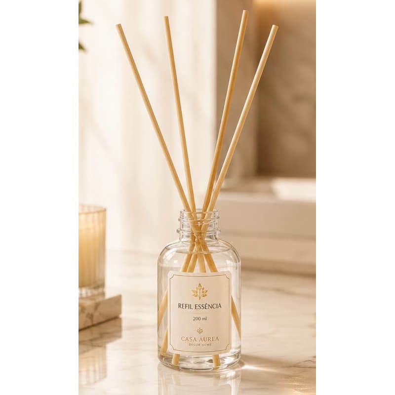 Refil Aromatizador De Ambiente 200ml Com Essência Pronto Uso Difusor De Varetas Casa Perfumada Com Essência Preimum
