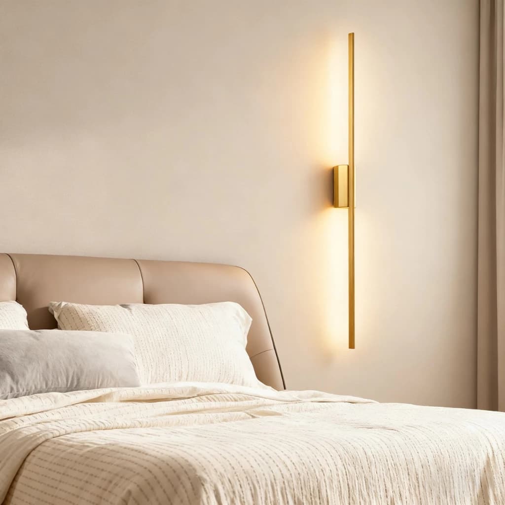 Arandela Luminária De Parede Linear Moderna 13W Luz 60cm