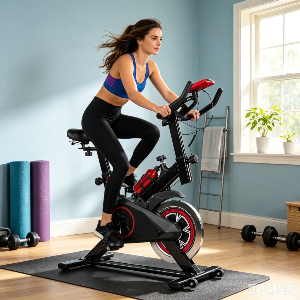 Bicicleta Ergométrica Resistência Magnética e Monitor LCD e Estrutura Reforçada para Academia