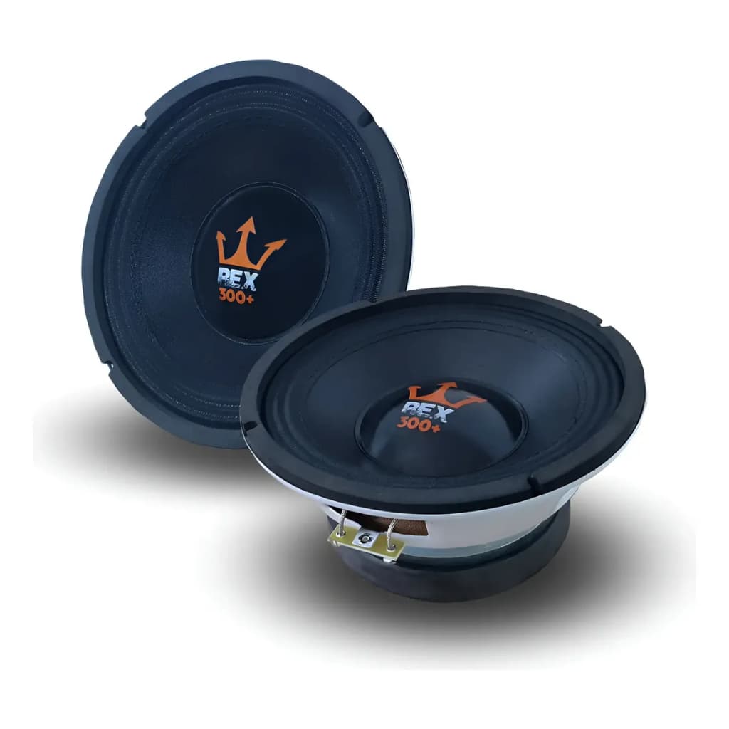 Woofer Mèdio Grave 8 Polegadas 300w Rms Rex 300+ Branco Unidade