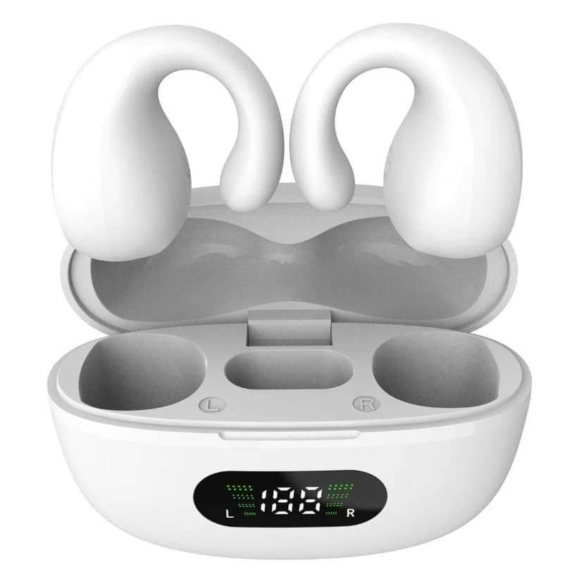 Fone De Ouvido Condução Óssea Bluetooth Sem Fio Esportivo Corrida Academia