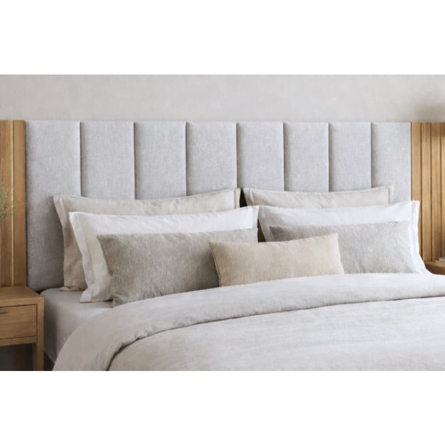 Cabeceira Decorativa Estofada Linho Cama Solteiro Casal Queen King 45 x 20 Cm Envio Imediato