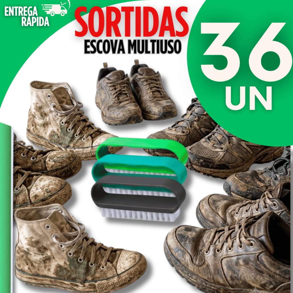 Utilidades Escovas Limpeza Multiuso Lavar Tênis Pia Roupas Cerdas Resistentes Cor Sortida Com Alça