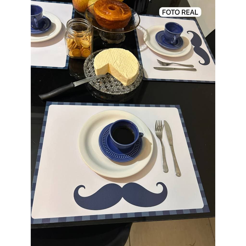 Jogo Americano Dia dos Pais  Supla Mesa Posta sousplast dia dos Pais