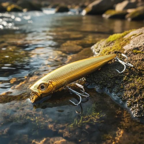 Isca Artificial De Superfície Peixe Dourado 11cm