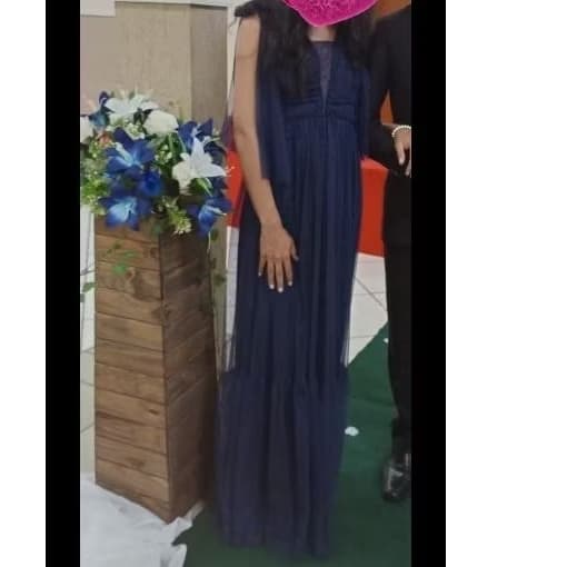 Vestido de festa Azul Marinho