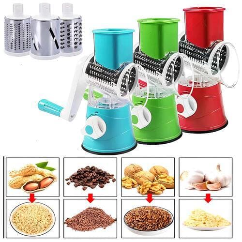 Tabletop Cortador Fatiador 3 Laminas Ralador Verdura Legumes pronta entrega
