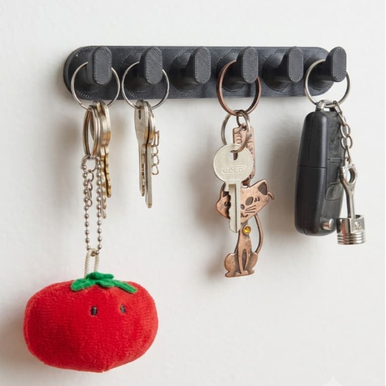 Porta-chaves de parede, organizador de chaves para entrada, casa ou escritório.