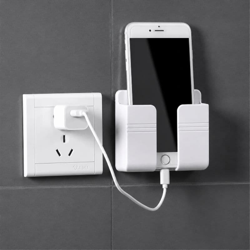 Kit 2 Suportes de Parede para Celular | Organizador Multiuso Moderno | Impressão 3D Premium