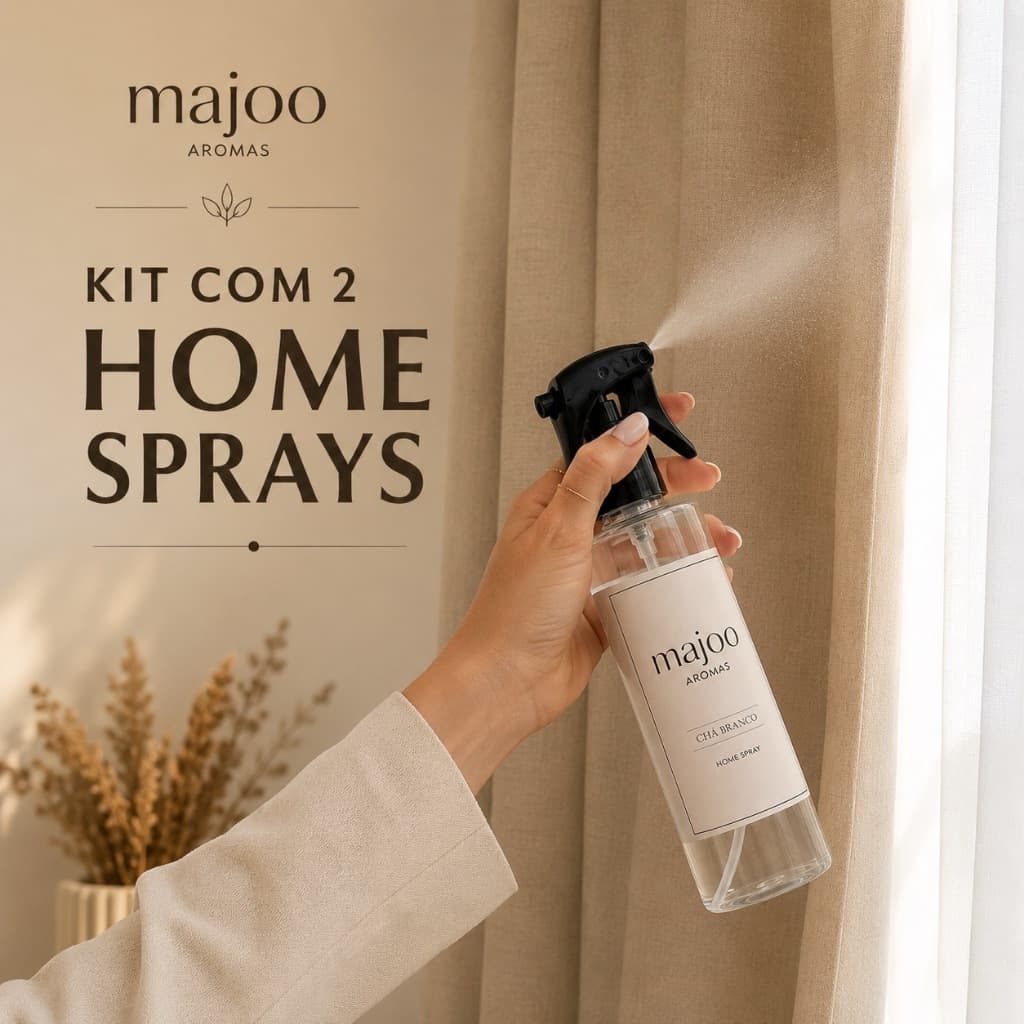 KIT 2 Home Spray Aromatizador de Ambientes Cheirinho Chique 250 ML
