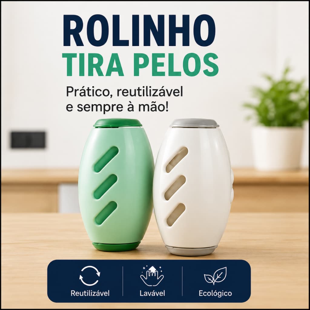 Rolinho Tira Pelos Lavável Reutilizável Removedor de Pelos para Roupas Sofás Estofados Cobertores