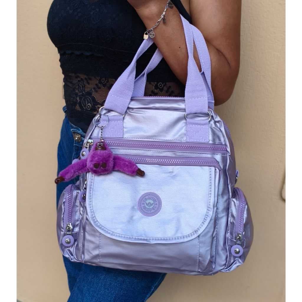 🎒 Bolsa Mochila Feminina de Nylon Multifuncional e Versátil - Estilo e Praticidade!