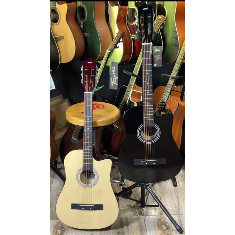 Violão Acustico Mxt aço 38 Madeira Com Tensor-preto estudante iniciante