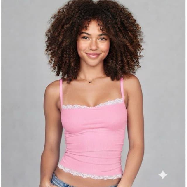 Blusa Cropped Regata feminina alcinha com renda ,malha suplex .estilosa,moda gringa,tendencia