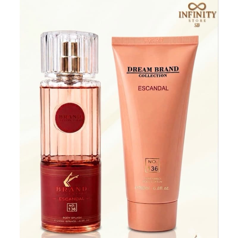 kit Brand Collection Body Splash + Hidratante Feminino , Tendência , Lançamento 136