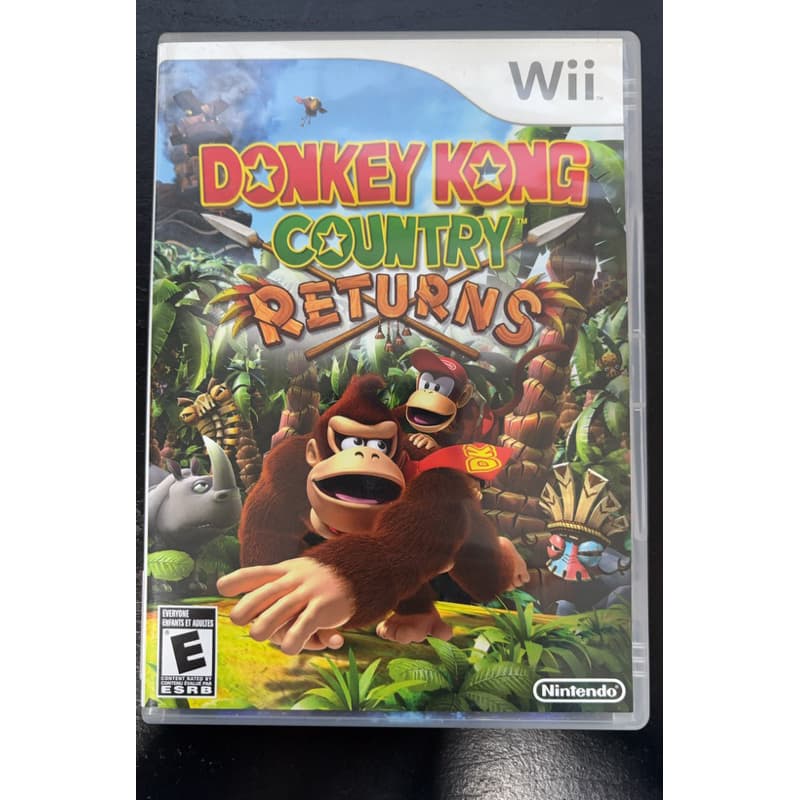 Jogo Donkey Kong Country Returns - WII ORIGINAL