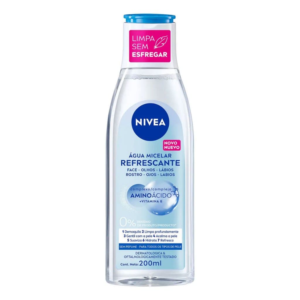 Àgua Micelar Nivea Solução de Limpeza 200ml