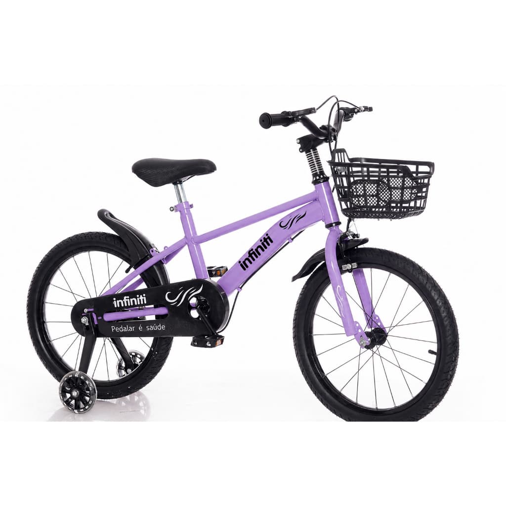 Bicicleta Infantil Aro 16 Roxa Infiniti Kids