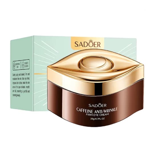 Creme para Área dos Olhos Sadoer Cafeína + Ácido Hialurônico Hidratante 20g