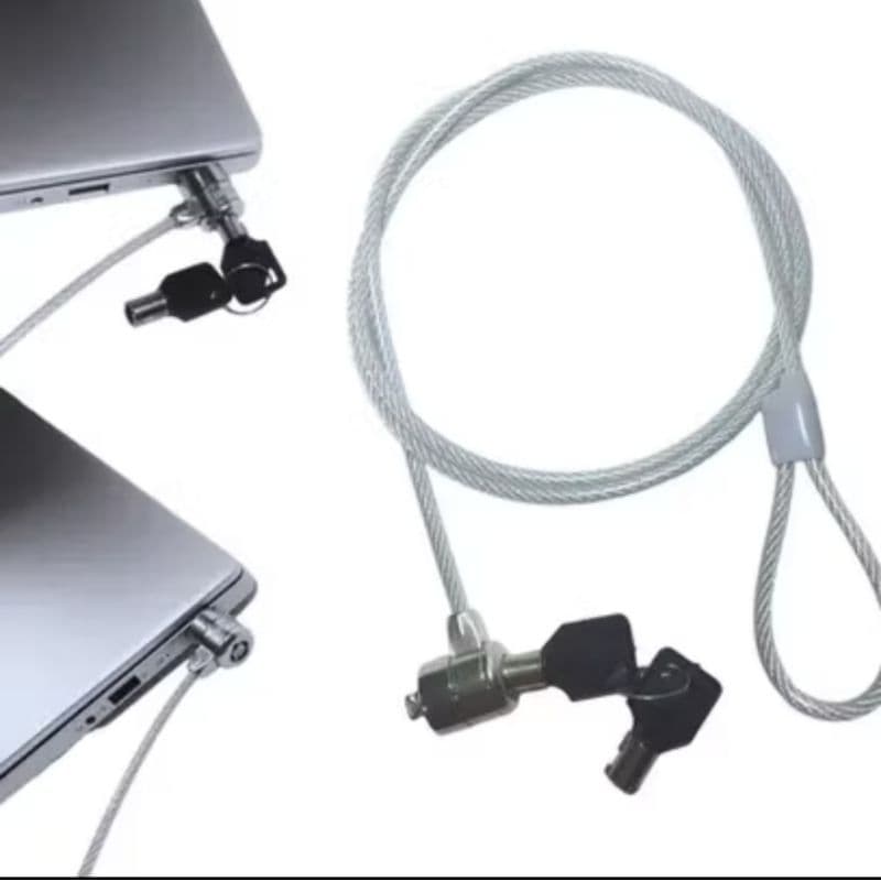 Cabo se segurança com chave para Notebook