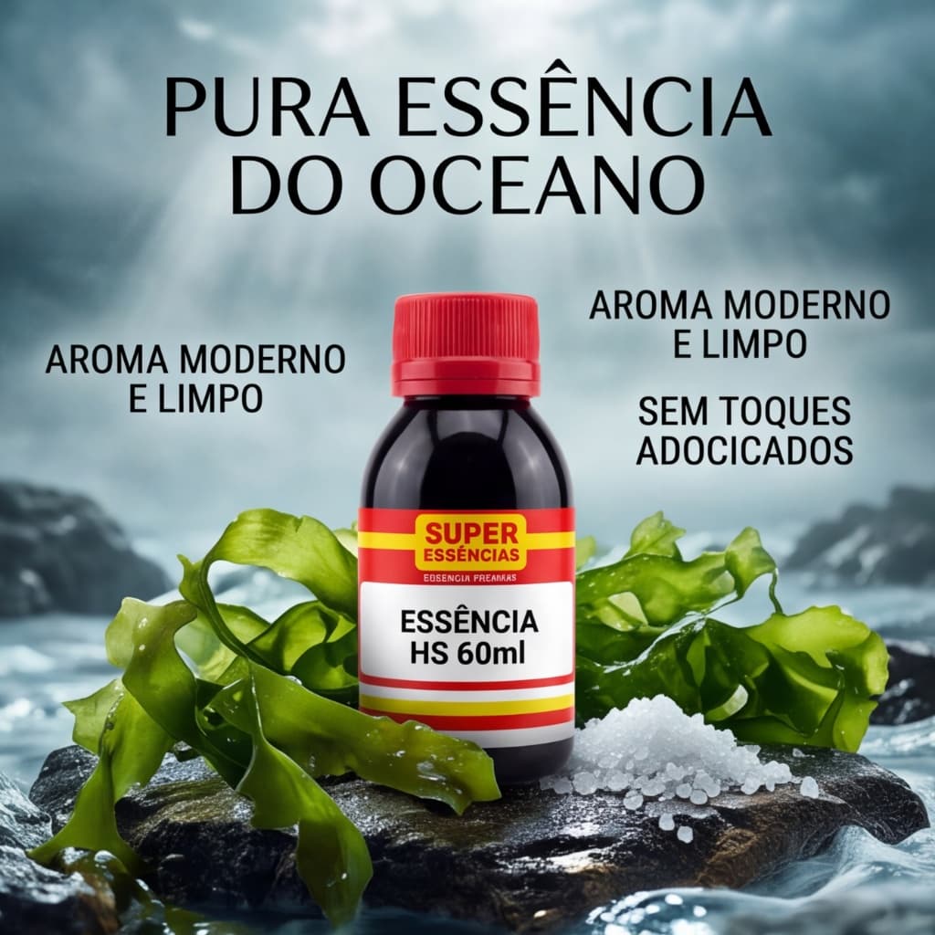 Essência Hidrossolúvel Algas Marinhas (60ml)