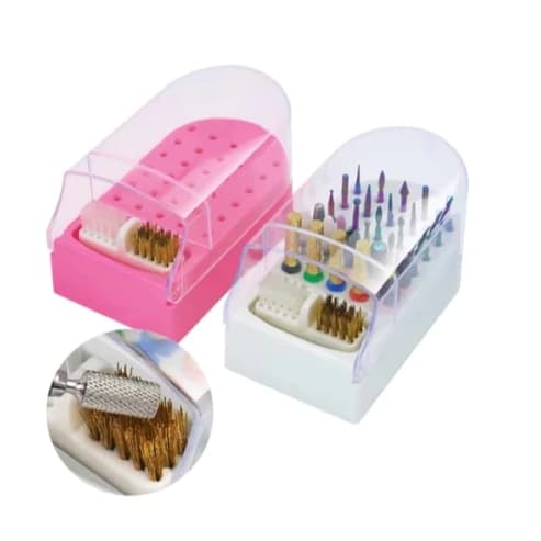 Organizador para Brocas de Lixadeira Elétrica com Escova Nail Designer