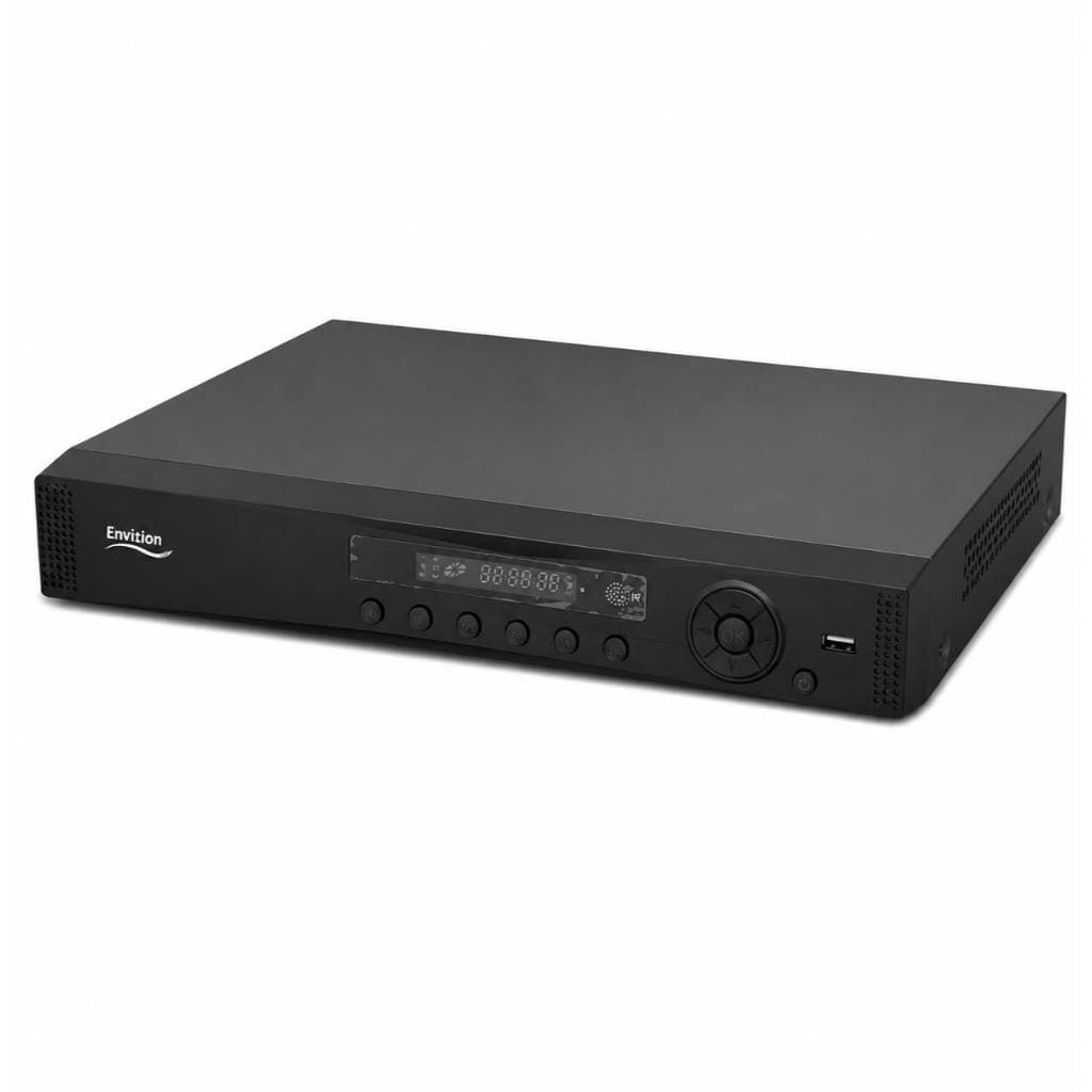 DVR Gravador Digital de Vídeo Exvision 16 Canais Híbrido HD para Sistema de Câmeras de Segurança