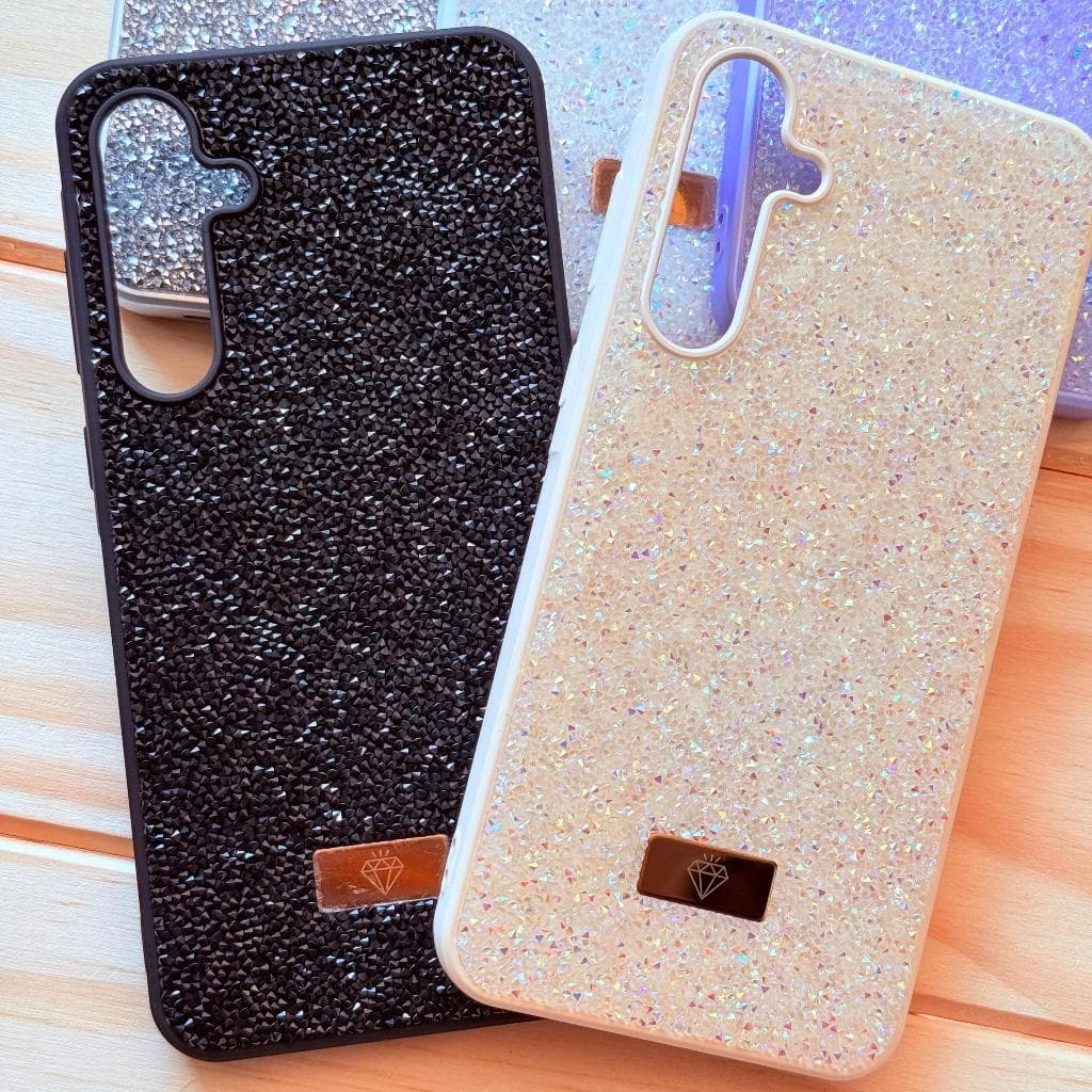 Capa Capinha Anti Impacto Premium aveludada com Glitter Brilho para Samsung Galaxy A35 | Samsung Galaxy A55