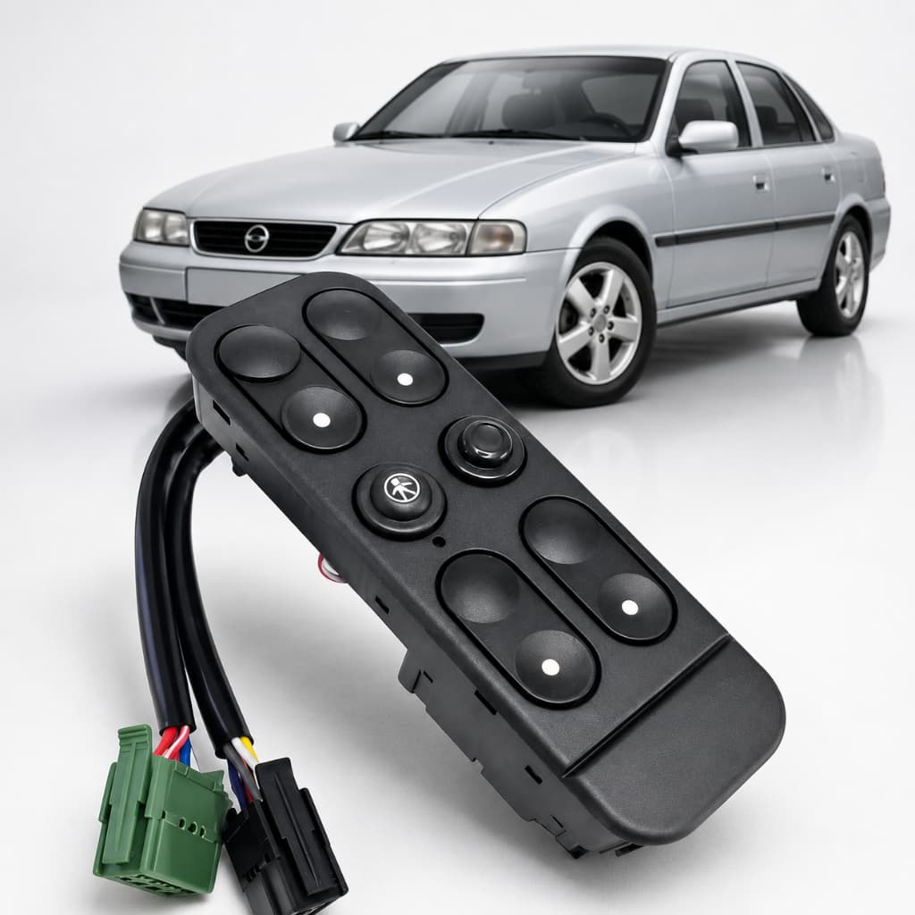Comando Botão Do Vidro Elétrico Chevrolet Vectra 1990 1991 1992 1993 1994 1995 1996