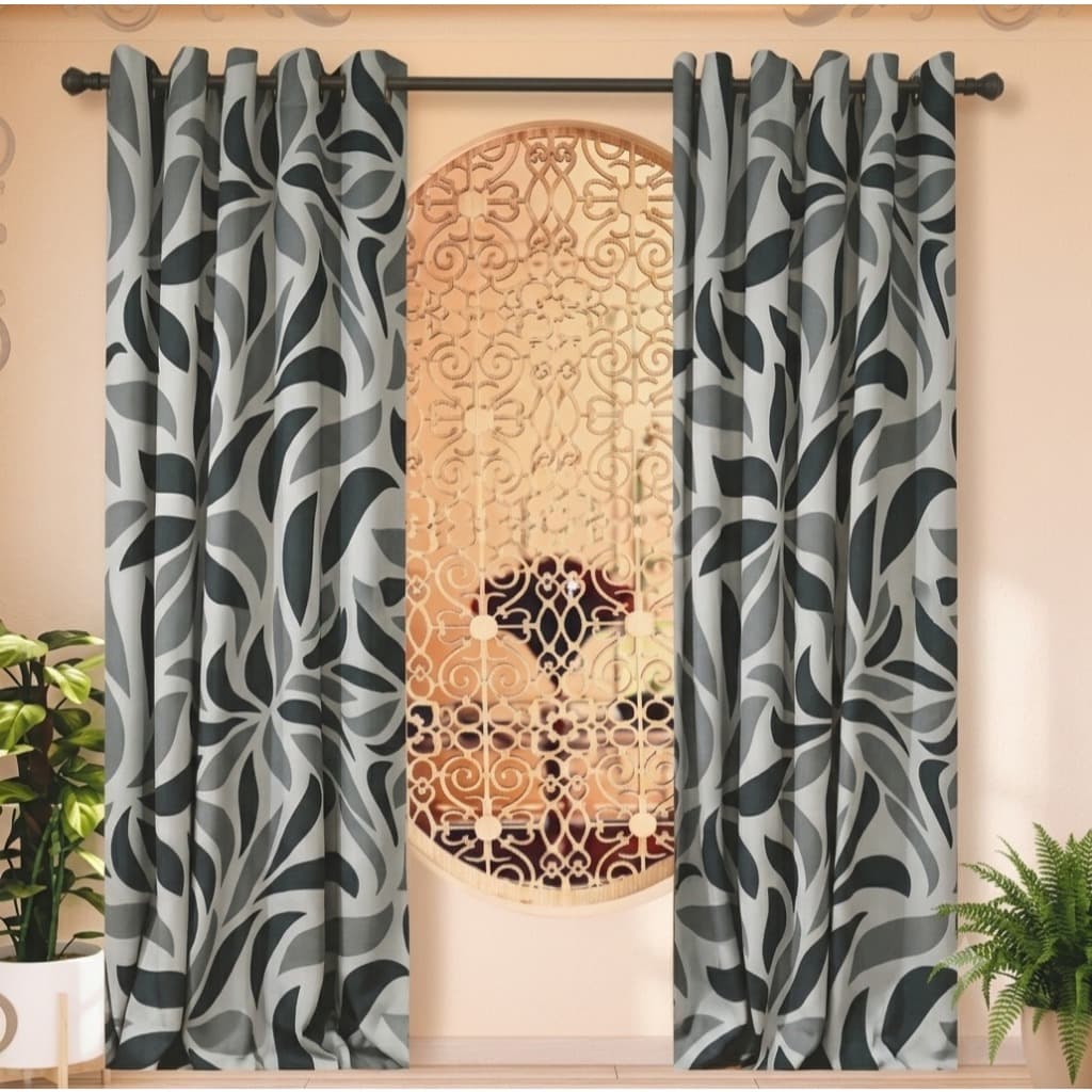 Cortina Floral Estampada Gorgurinho Sala Quarto 2,80m x 2,60m