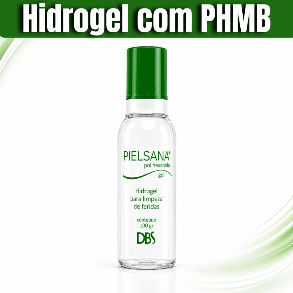 Hidrogel Para Limpeza De Feridas Polihexanida Gel Phmb 30g, 50g ou 100g Gel Cicatrizante Hidratante - Pielsana