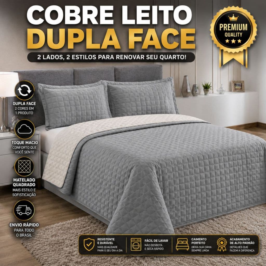 Cobre Leito Dupla Face Casal Queen Solteiro Matelado Ultrassônico Kit Colcha 3 Peças Toque Macio Premium