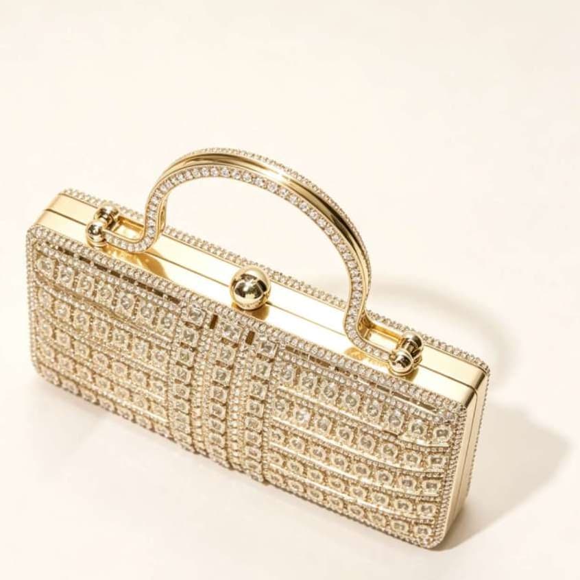 Bolsa Feminina Metalizada Festa Luxo fyc-418
