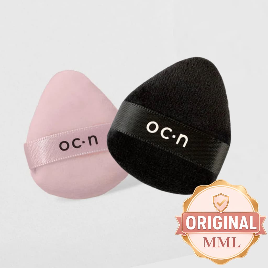 Mini Esponja para Acabamento Rosa/Preta – Mini Powder Puff Océane Edition