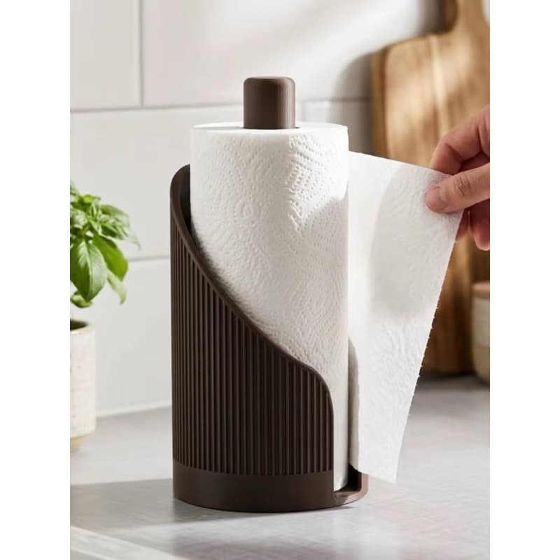 Porta Papel Toalha Vertical Suporte De Mesa Cozinha Elegante