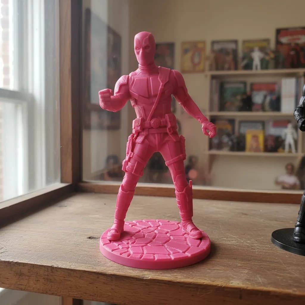 Figura Decorativa Deadpool 15 cm | Estátua Colecionável Impressa em 3D – Genial Shops