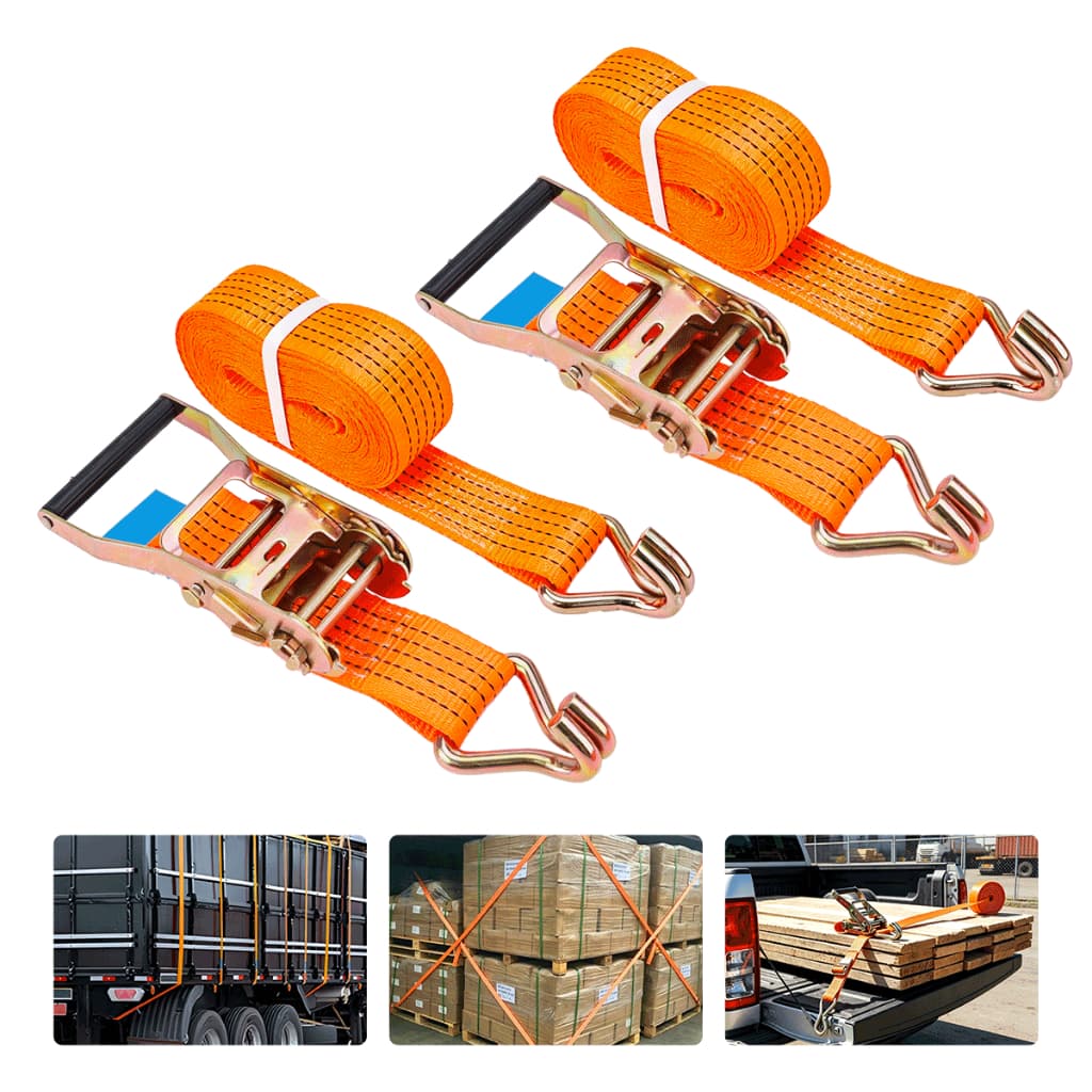 Kit1/2 Cinta Catraca Carga 5 Toneladas 9 Metros Caminhão Amarrar