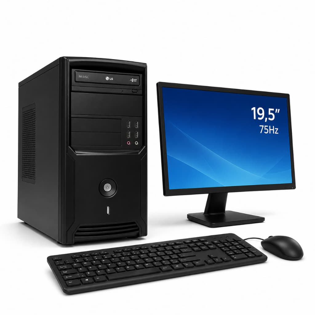 Computador DATEN Intel Pentium G2030  | 4GB RAM | SSD OU HD | Estudos / Trabalho / PDV - 001
