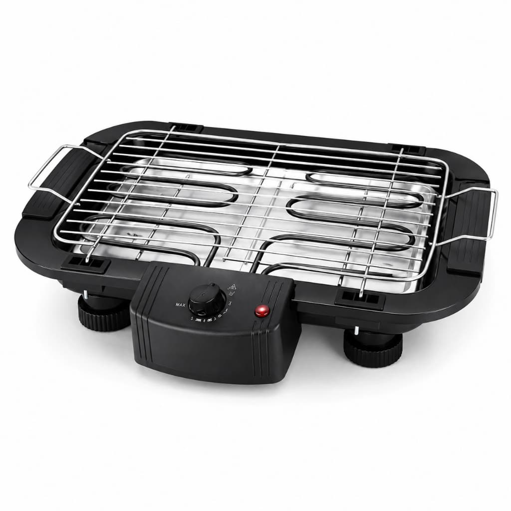 Churrasqueira Elétrica 2000w Interior Exterior Sem fumaça Grelhador Portátil Cozinha 110v ou 220v
