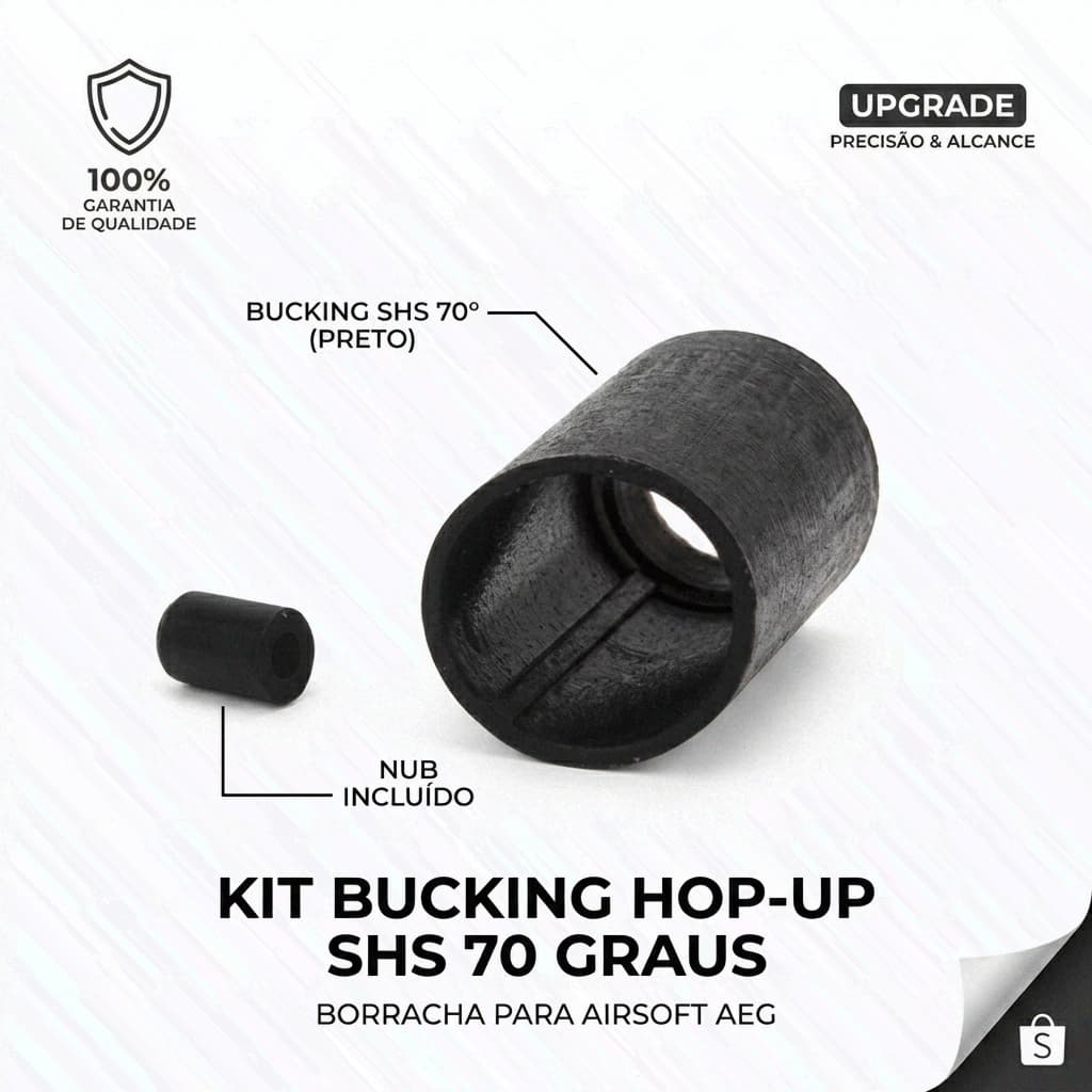 Bucking SHS 70 Graus Com Nub Vedaçao Precisao Upgrade Alta Precisao
