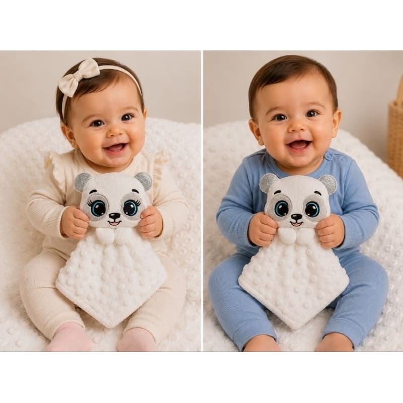 Naninha de Bebê Urso Panda Hipoalergênica - Maternidade/ enxoval de bebê