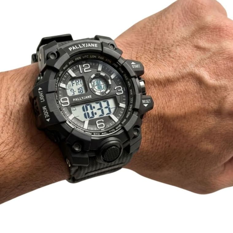 Relógio Masculino a Prova D'água Grande Digital Preto Original ENVIO IMEDIATO