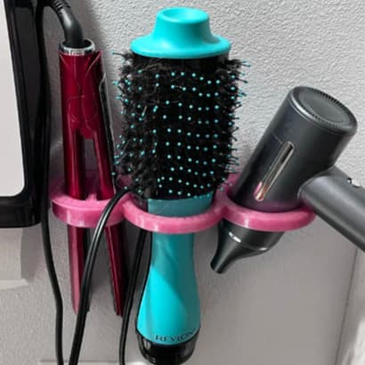 Suporte Organizador para Secador, Escova Secadora e Chapinha