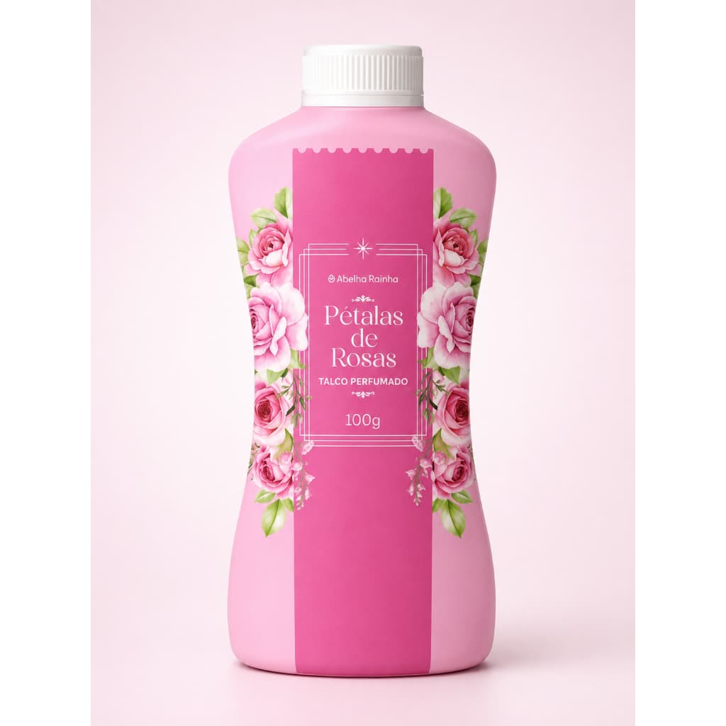 Talco Perfumado Multiuso Petalas De Rosas 100G (5460)