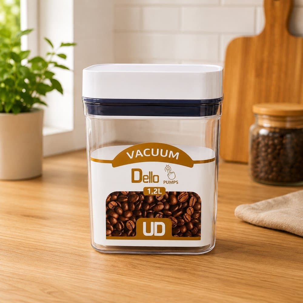Pote Hermético Automático a Vácuo Dello Vacuum Pumps – 1,2L