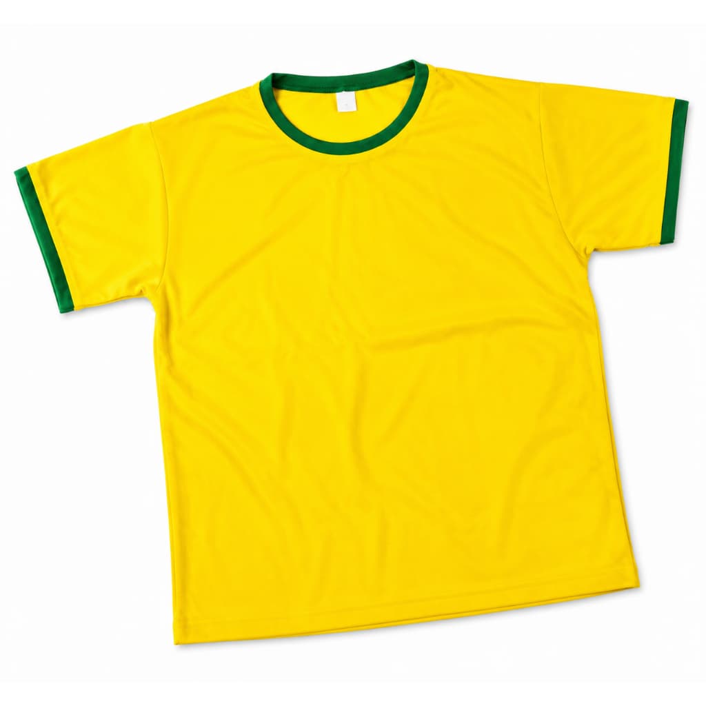 3 Camisetas Infantil Brasil Poliéster